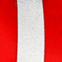 Mystique® Biothane obojek deluxe 25mm beta reflex červená 35-43cm