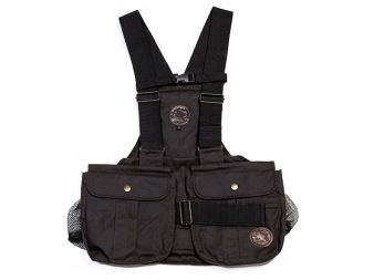 Mystique® Dummy vesta "Trainer" hnědá voskovaná S