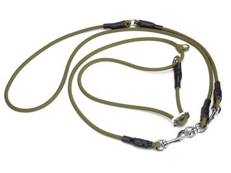 Mystique® Hunting Profi Bioth. lovecké vodítko moxon 8mm khaki M 295cm s dorazem
