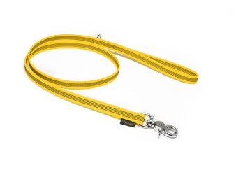 Mystique® Pogumované vodítko 15mm žlutý 2m nerezavějíci vypouštěcí karabina s rukojetí