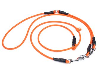 Mystique® Hunting Profi Bioth. vodítko kolem těla 6mm n.oranžová S 275cm moxon