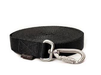 Mystique® Nylonové stopovací vodítko 25mm černá 10m vysoce odolné s rukojetí