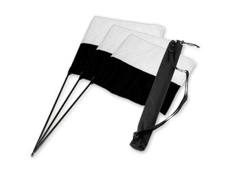 Mystique® &quot;Marking flag&quot; set černý/bílý 3ks + taška