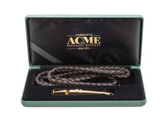 ACME píšťalka 211 1/2 Sterling Silver pozlatená je exkluzívna pozlatená píšťalka od firmy ACME.