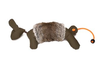 Mystique® Rabbit dog dummy s kožešinovým návlekem khaki malý