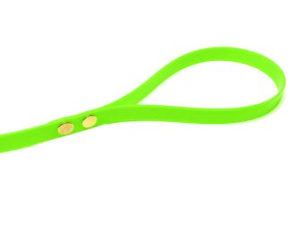 Biothane_leash_riveted_brass_gold_light_green_handgrip_detail_small_web (13)