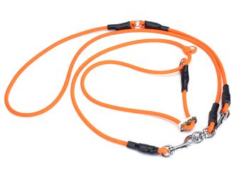 Mystique® Hunting Profi Bioth. vodítko kolem těla 6mm n.oranž. M 295cm moxon s par.doraz.