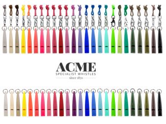 Acme-kompletní barevná škála jednotónových píšťalek