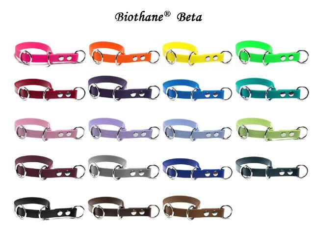 Biothane obojek stahovací s dorazem