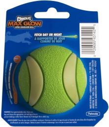 Chuckit!Ball Max Glow Ultra Squeaker Medium 6,5 cm  – svíticí