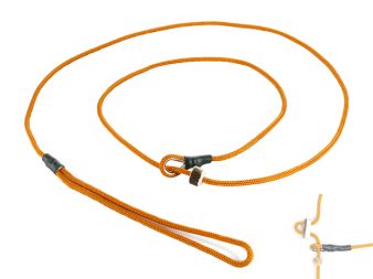 Mystique® Field trial moxon vodítko 4mm 130cm oranžové s dorazem