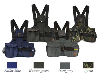Mystique® Dummy vesta Trainer námorní modrá, lovecká zelená, tmavě šedá a kamufláž