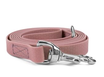 Mystique® Hexa vodítko 19mm pastelově růžová 3m nerezav. karabina s rukojetí šité