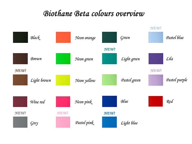 Biothane BETA produkty v nových barvách
