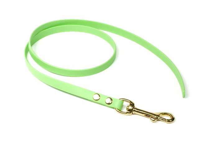 Biothane_leash_13mm_solid_brass_pastell_green_small_web