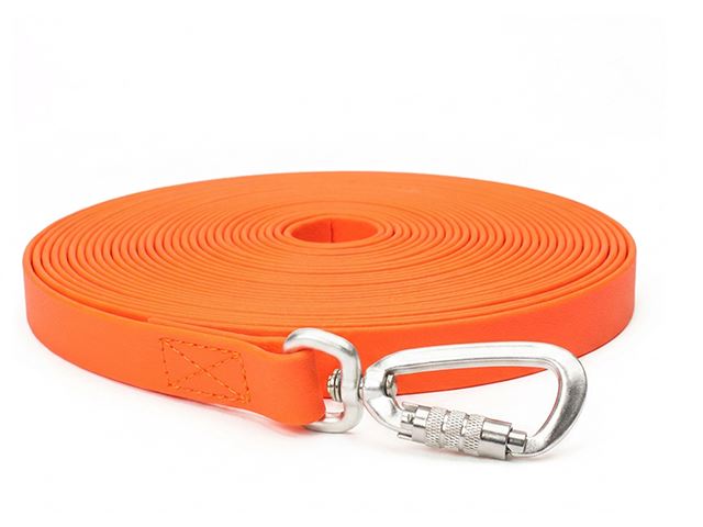 Biothane_tracking_leash_sewn_neon_orange_robust_snap_hook_small_web_new