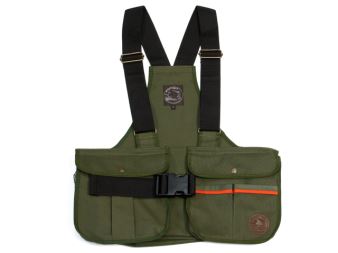Mystique® Dummy vesta "Trainer" khaki/oranžová S s plastovou sponou