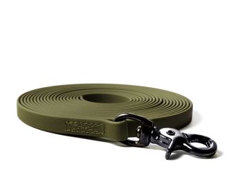 Biothane_tracking_leash_black_trigger_9_16mm_sewn_khaki_small_web kopie (6)